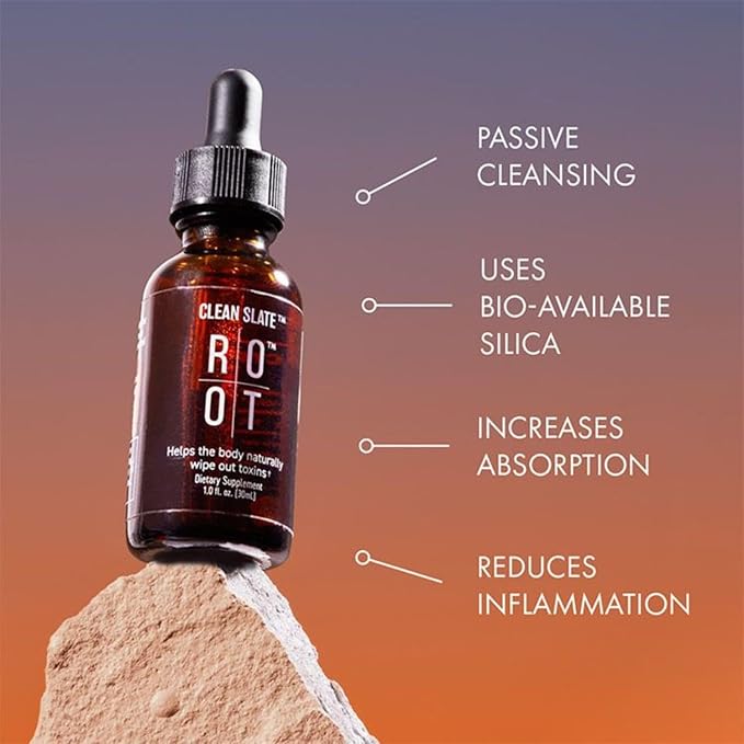 THEROOTBRANDS Root Wellness Clean Slate - by Dr. Rahm | Bioavailable Silicic Acid with Added Vitamin C - (30 ml)