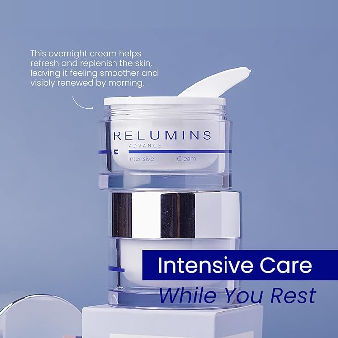 Relumins Meso Bright Radiance Self-Care Complete Set – Bundle with Five Serums, RadiantWave Device & Intensive Repair Cream - Supporting Hydration & Glow, Skincare Routine Beauty Gift for Women