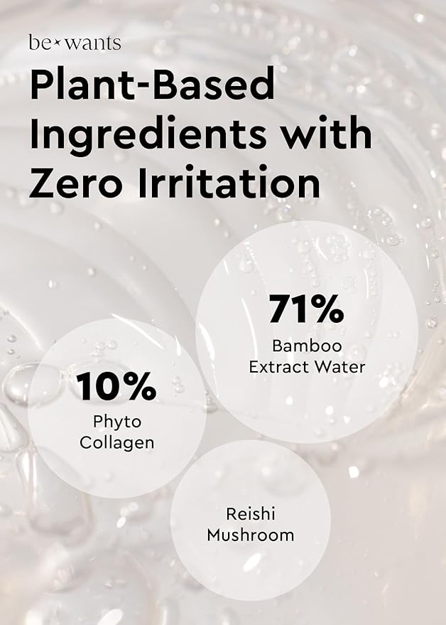 BE+WANTS Bewants Under Eye Patches for Puffy Eyes, Korean Under Eye Mask with Vegan Collagen and 71.9% Bamboo Water, Patches for Dark Circles and Cooling, 120 pieces