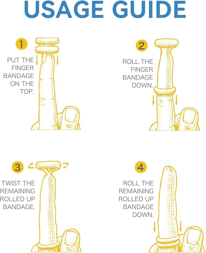 Dimora Finger Cots, Pack of 60 (Large Size) Finger Protectors, Breathable Bandages for Wound Care, Stretchy Sleeves for Gardening, Fitness and Cargo Handling, White