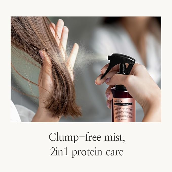 NARD Damage RX Hair Pack In Mist 150ML / 5.07 FL OZ - Repairing Hair Treatment Spray, Nourishing Leave-In Conditioner, Hydration for Dry & Damaged Hair