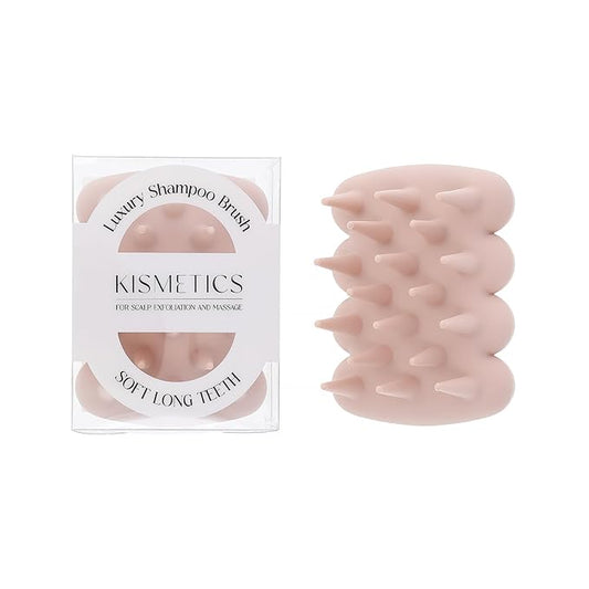 Luxury Shampoo Brush, Scalp Massager and Exfoliator Features Soft Bristles to Aid in Dandruff Relief, Increase Circulation, Stimulate Hair Growth for Healthy Looking Hair