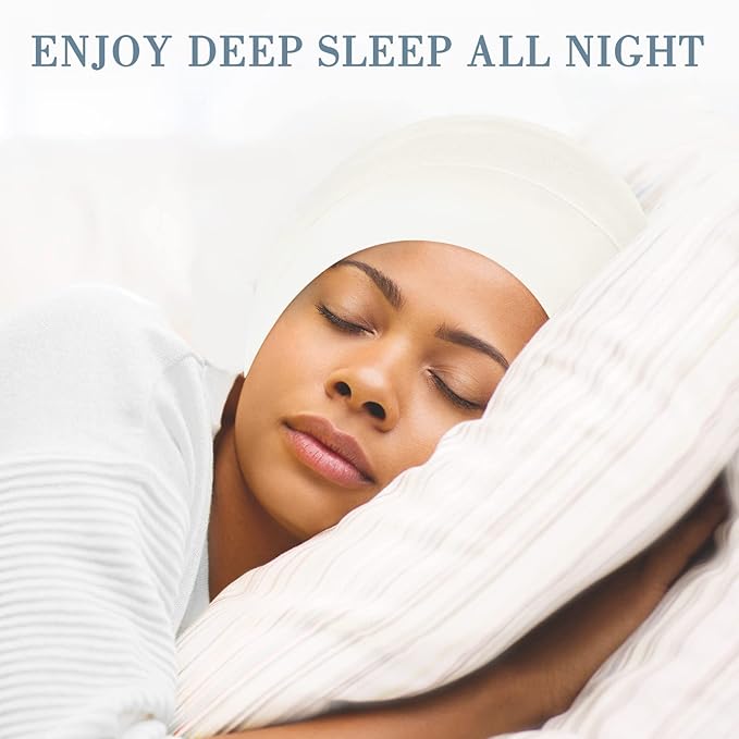 Fittia Satin Hair Bonnet for Sleeping, Silky No Frizzy for Curls Care, Adjustable Strap for Non-Slip, Dreadlocks Cap for Women&Men