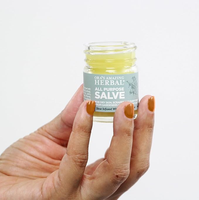 Ora's Amazing Herbal, Hand Salve for Men, Healing Ointment, Foot Balm, Calendula Cream, Salve, Comfrey Salve, All Purpose Salve, Cracked Heels, Cuticle Cream