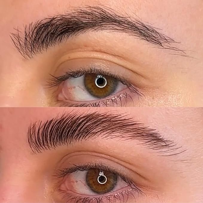 Brow Lamination Kit Thio and Ammonia-Free - DIY At Home Eyebrow Lamination Kit Professional Complete 3 Easy Step Application Eyebrow Lift for Soft Full Healthy Brows Last up to 6 Weeks