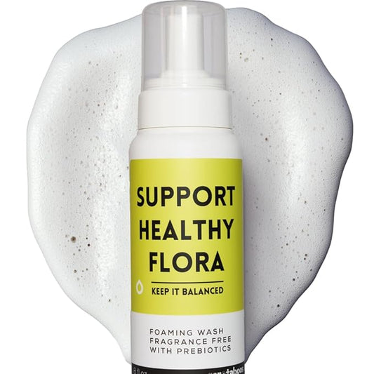 pH Balance Feminine Wash for Women & Men – Fragrance-Free Unscented Foam Cleanser for Intimate wash, Prebiotic pH Cleanser, Sensitive Daily Hygiene Wash