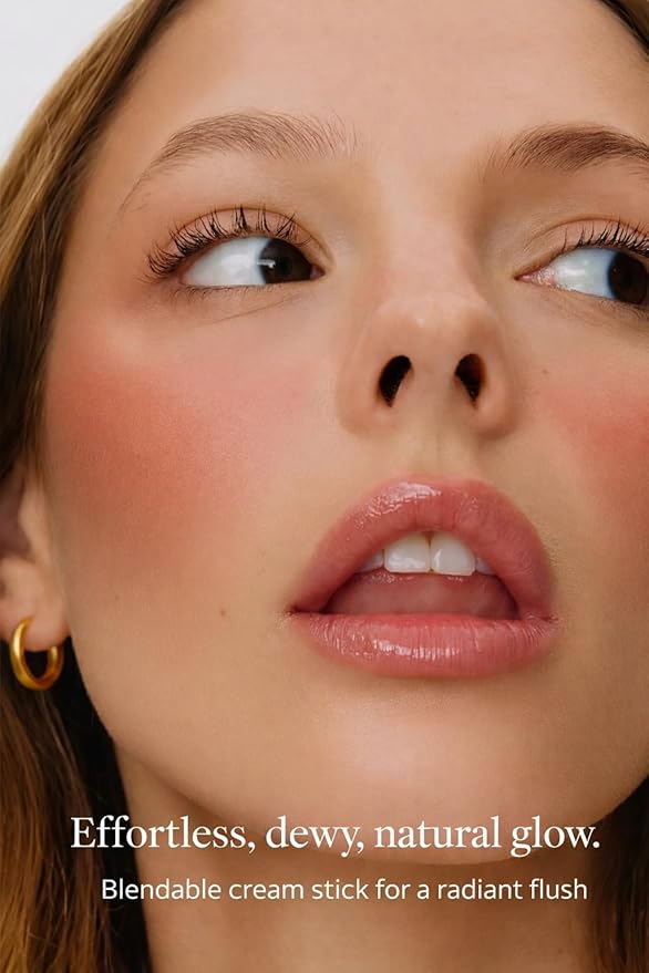 Contour Sticks Makeup,For Ivory Glow/Fair Skin, Creamy, Blendable, Natural Finish,For Fair/Ivory Skin, Seamless Blend, Long-Wear High Cosmetic Agency (Fresia Blush)