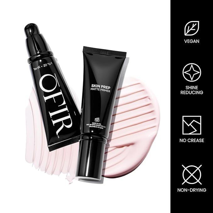 Ofir Skin Prep Matte Primer For Face Before Makeup | Pore-Minimizing Primer Face Makeup | Vegan, Lightweight, Non-Creasing and Hydrating Barrier that Minimizes Shine and Wrinkles| 1 Fl Oz