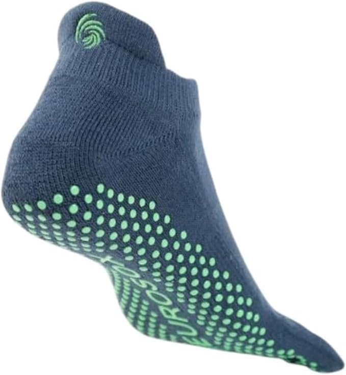 Toe Separator Grip Socks with Compression Arch Band, Non Slip Pilates Socks Neurological Foot Support for Men Women