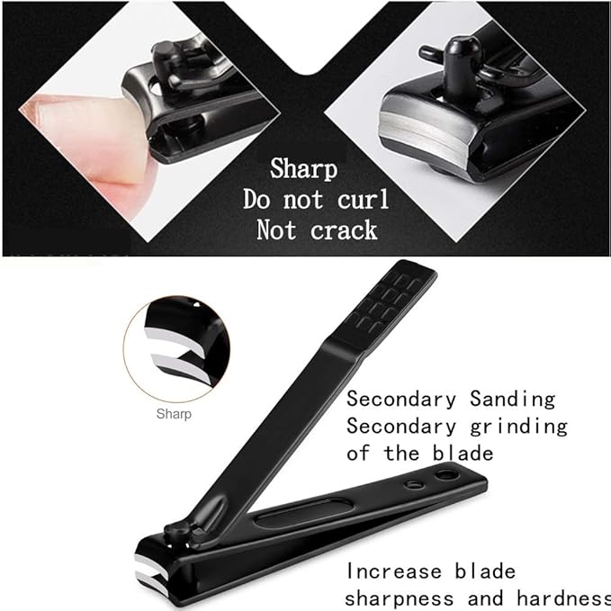 Manicure set Men Personal Care Tools Accessories Finger and Toe Nail Clippers Set Professional Manicure Pedicure Kit With Travel Case Nail Grooming Kit Gifts for Men Women Father Mother