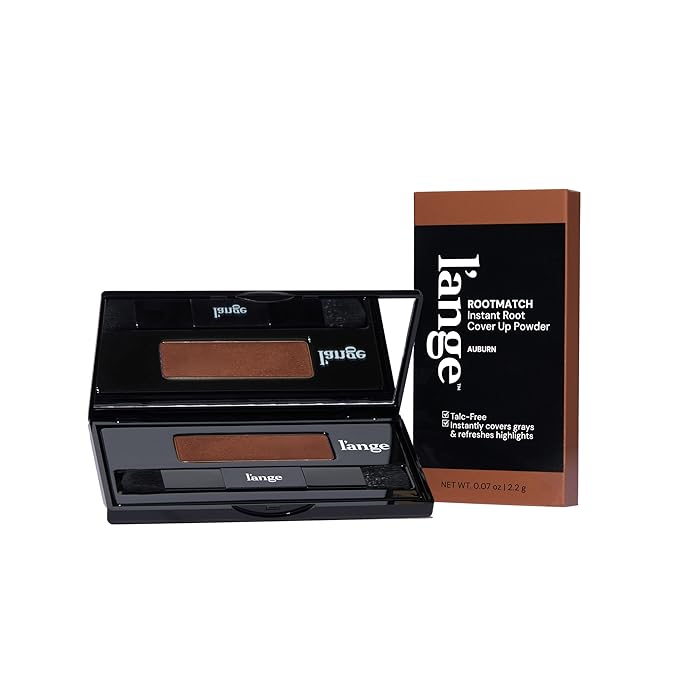L'ANGE HAIR RootMatch Instant Root Cover Up Powder | Conceals Grays & Sparse Spots | Extends Highlights | Transfer- & Water-Resistant | For All Hair Types (Auburn)