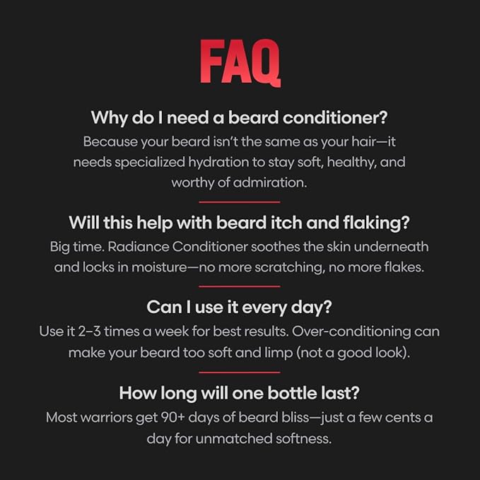 The Beard Struggle Eddie Hall Beast Line Radiance Beard Conditioner for Men - Ragnarok Rising Signature Scent - Deep Conditioning for Soft, Strong Beards - 8 fl oz