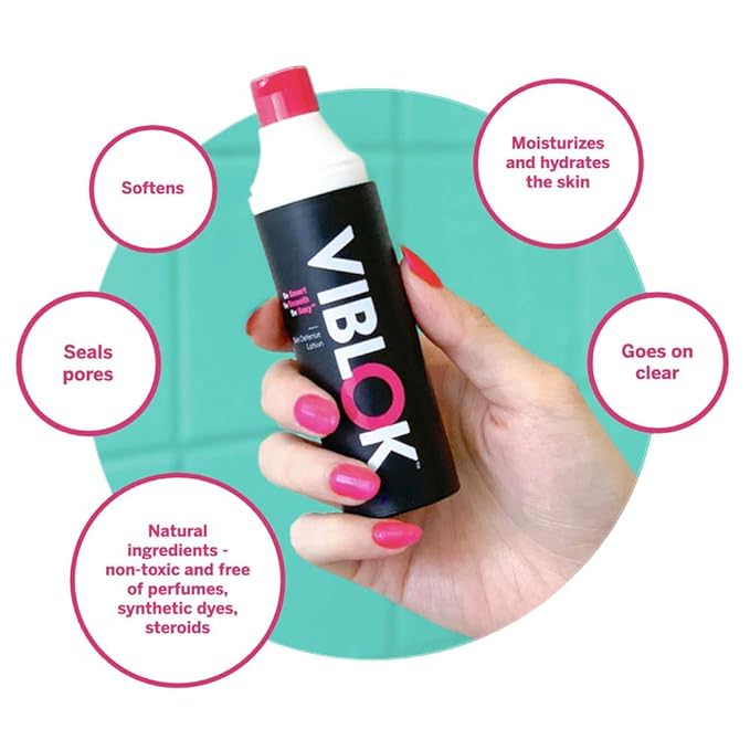 VIBLOK Skin Defense Post-Shave Lotion, 100% Non-toxic and Hypoallergenic, 1.01 Fluid Ounces