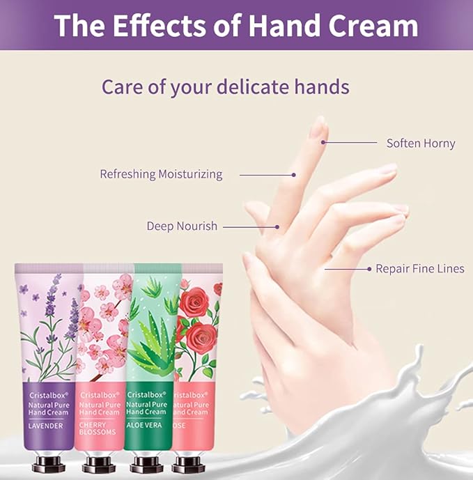 28 Pack Hand Lotion Gifts for Women,Valentines Day Gifts for Her,Teacher Appreciation Gifts,Bulk Gift for Women,Teen Girls,Natural Plant Moisturizing Travel Lotion Hand Cream for Dry Cracked Hands