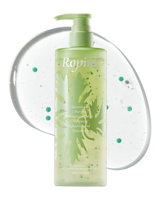 Mugwort Anti-Dandruff Shampoo – Oil-Control Refreshing formula, Soothes Itchy Scalp, Balance Scalp Barrier, Lightweight & Volumizing Hair, Silicone-Free, 10.1 fl oz