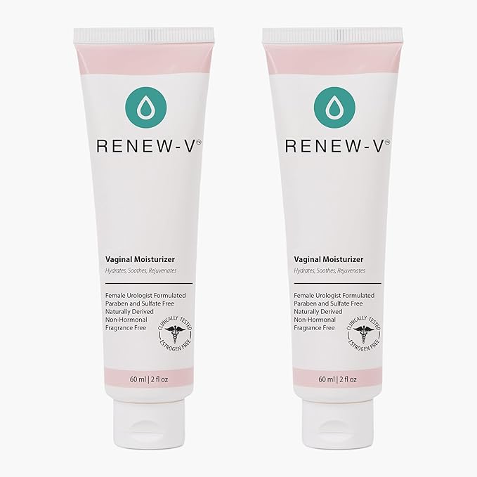 Natural Vaginal Moisturizer for Dryness & Itching - Vulva Balm for Irritation Relief, Anti Itch & Women Menopause Support - Hormone Free, Unscented, Paraben-Free - Made in USA, 2 oz (2)