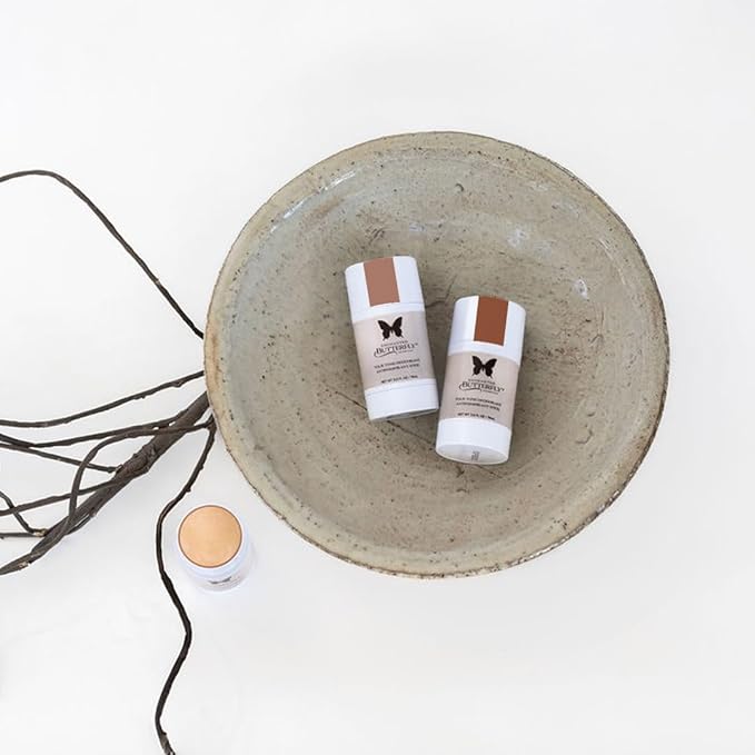 Enchanted Butterfly Tinted Antiperspirant Deodorant Stick- Light Tone For Woman, Invisible on Light Skin Tones For a Natural Look! Fresh Scent, For all Day Protection 2.5oz 1 count Original