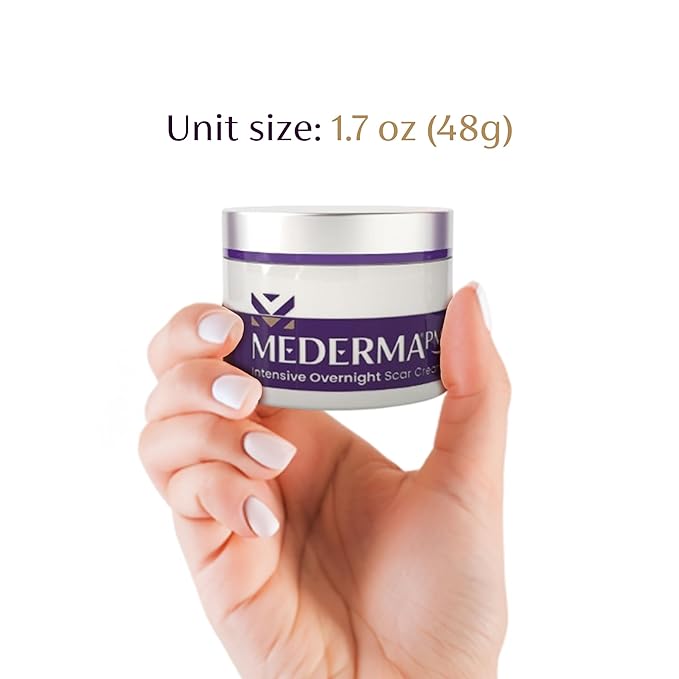 Mederma PM Intensive Overnight Scar Cream - Advanced Scar Treatment with Tripeptol, Works While You Sleep