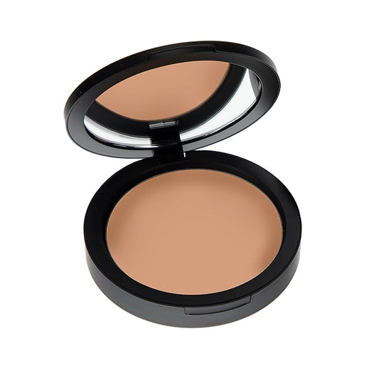 Mineral Dual Powder - 4-in-1 Pressed Mineral Foundation with SPF 15 for Flawless Glow - Oil-Free, Talc-Free, Gluten-Free, 0.45 oz (Craving - Medium/Dark) by Mommy Makeup