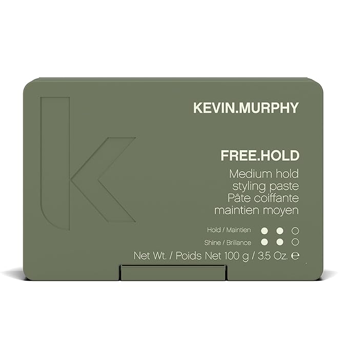 KEVIN.MURPHY FREE.HOLD - Hair Styling Paste - For All Types - Medium Hold - Hair Breakage Prevention - Styling Product - Paraben Free Hair Care - 100 g / 3.5 oz
