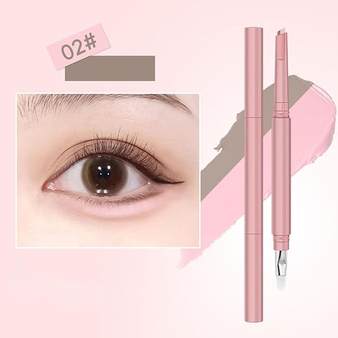 Under Eye Highlighter - Double Ended Contour, Soft Cream Shimmer, Beauty Glow Pencil | Lightweight Silky Blend Formula Creates Luminous Feature Definition for Women Daily Makeup