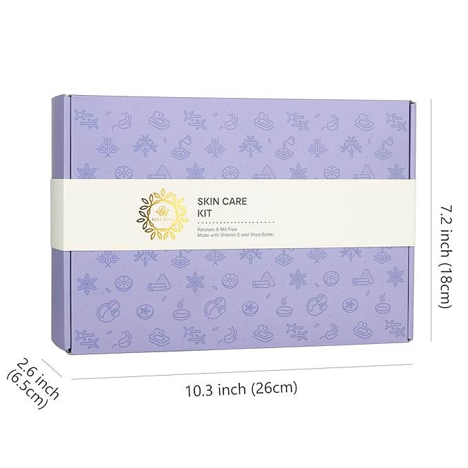 23 Pcs Valentines Day Gifts for Women, Lavender Facial Skin Care Set, Luxury Bath and Body Gifts, Spa & Self-Care Kit, Peptide Sheet Mask, Present, Birthday, Christmas, Mother Day, Bridal Shower