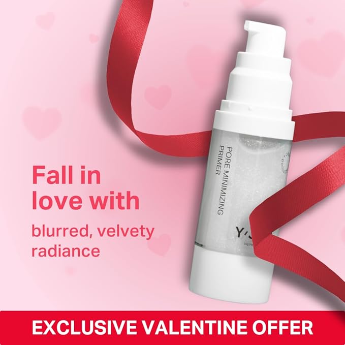 Y’OUR Pore Minimizer Velvet Veil Primer | Long-Lasting Wear & Oil Control | Blurs Pores & Brightens Skin for a Smooth, Flawless Photo Finish | 2-in-1 Protective Multi-Vitamin Moisturizer & Makeup Base