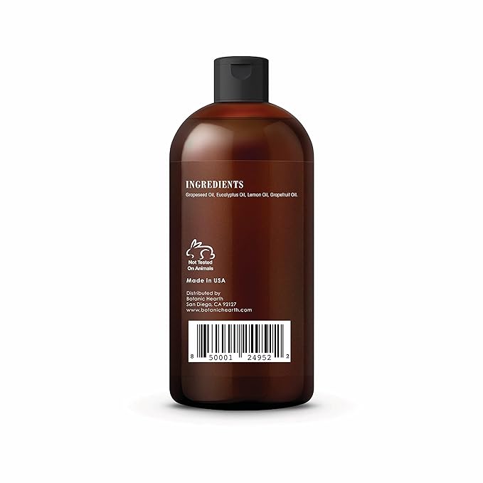 Botanic Hearth Massage Oil |Refreshing, Relaxing Massage Oils for Muscle Relaxing & Joint Comfort | Made with Natural Oils | for All Skin Types, for Men & Women | Cellulite Oil 8 Fl Oz