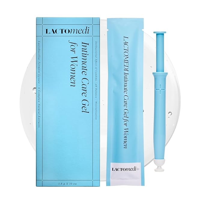 LACTOMEDI Intimate Care Gel | 10-Day Intensive Care Package | Vaginal Probiotics Applicator | Yeast Infection Care | BV Care for Women | pH Balance Gel | Itchiness and Unpleasant Odor | 1Box x 10pcs