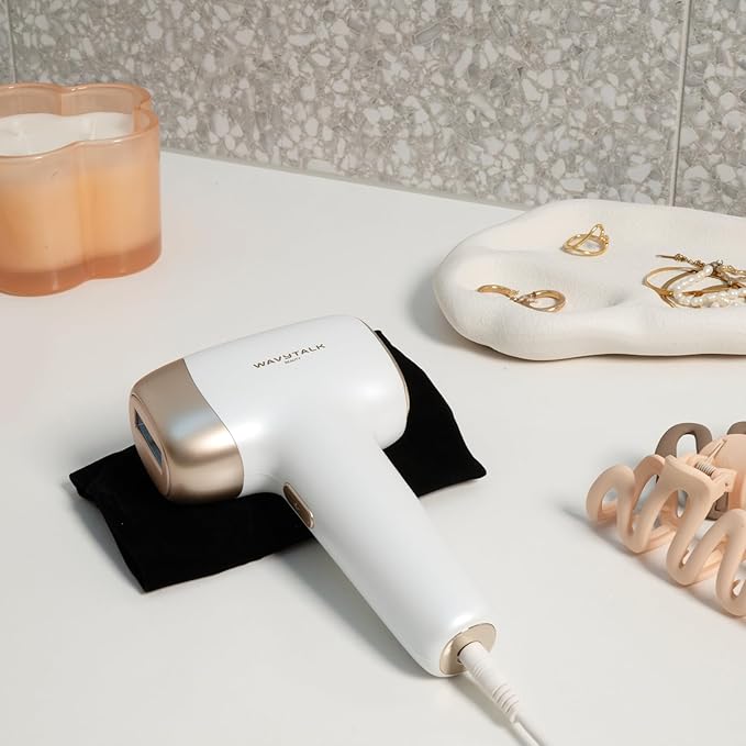Wavytalk IPL Hair Removal Device, Bare It for Face Body Bikini – Long-Lasting Result & Painless, Full Body in 12 Mins with 24J Dual-Pulse & Ice Cooling, At-Home Use for Women and Men, Corded