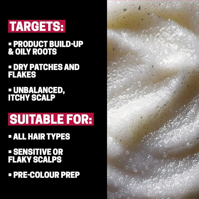 Slick Gorilla Scalp Scrub with Sea Salt, Exfoliating Cleanser for Oily Hair & Build Up, Deep Cleansing Head Scrub & Scalp Treatment, Detox Care for Fresh Roots, and Healthy Looking Hair