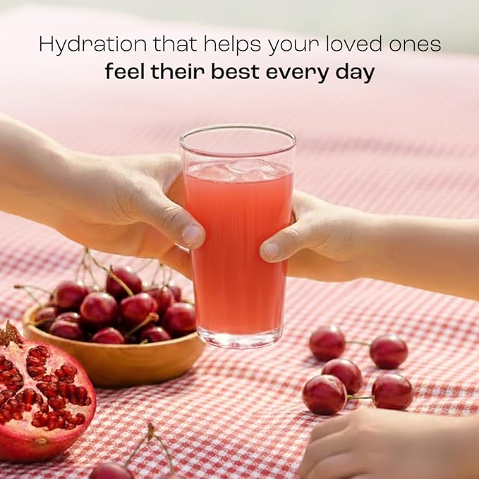 KEY NUTRIENTS Multivitamin Electrolytes Powder No Sugar - Sweet Cherry Pom Electrolyte Powder - Endurance & Energy Supplement - Hydration Powder - No Calories - 90 Servings - Made in USA