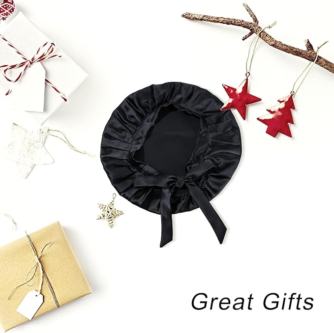 DAISYSILK 100 Pure Mulberry Silk Hair Bonnet for Sleeping Silk Hair Wrap for Women