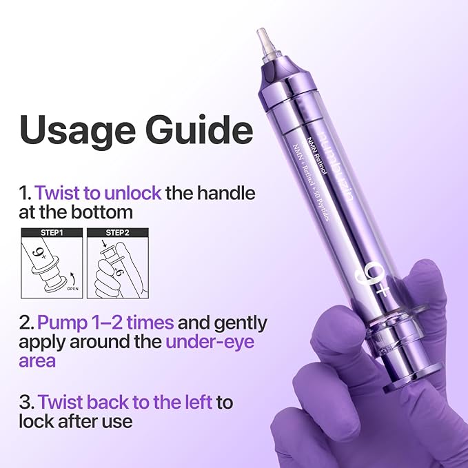 numbuzin No.9 NAD+ Retinol Eye Cream, Depuffing & Firming Eye Serum for Dark Circles, Wrinkles & Fine Lines, Peptides & Niacinamide for Glow & Undereye Radiance, Stocking Stuffers 0.33 fl oz
