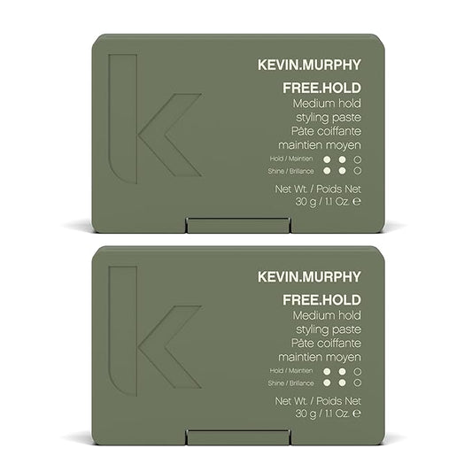 KEVIN.MURPHY FREE.HOLD - Hair Styling Paste - For All Hair Types - Medium Hold - Breakage Prevention - Styling Product - Paraben Free Care - 30 g / 1.1 oz (Pack of 2)