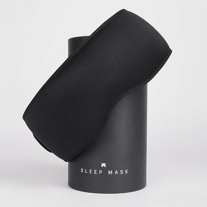 Ultrahuman Sleep Mask for Women and Men – Comfortable Premium Blackout Eye Mask for Sleep, Soft 3D Sleeping Mask with Travel Pouch