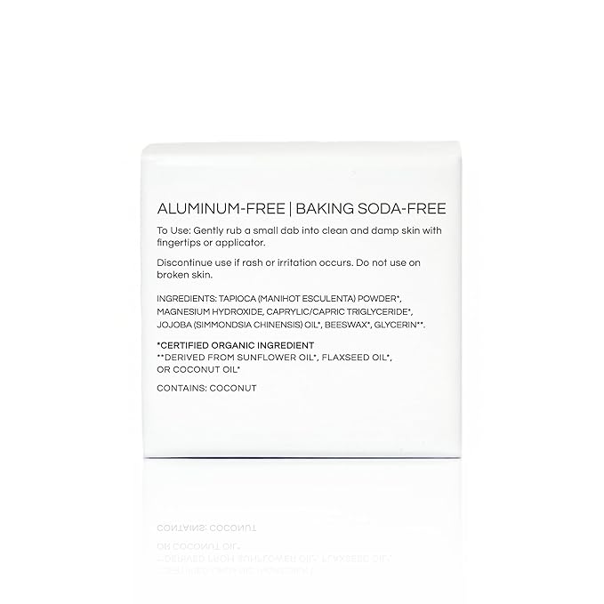 Little Seed Farm All Natural Deodorant Cream - Unscented - Aluminum Free Deodorant for Women or Men, Net Wt. 2.4oz | 68g