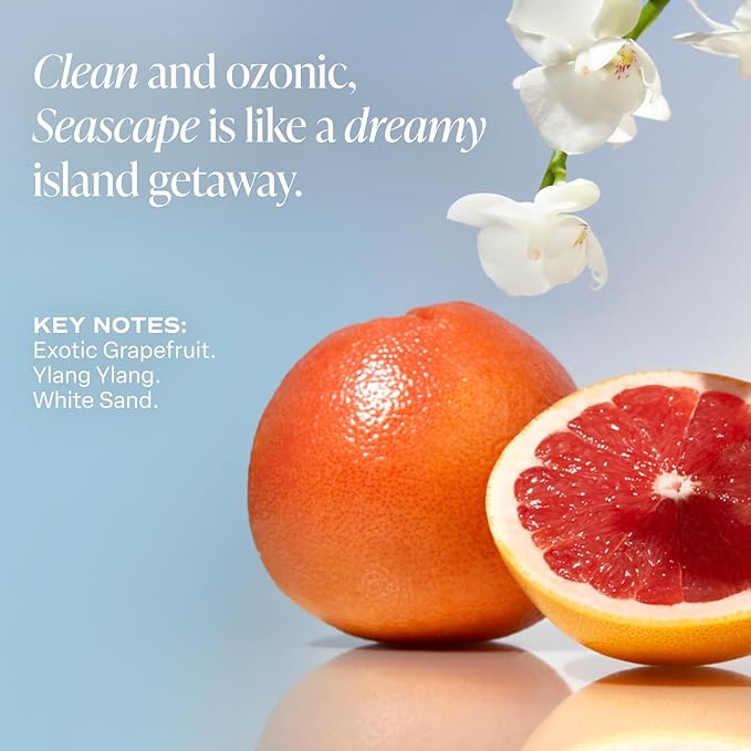 Saltair Serum Deodorant Seascape 2 Pack. 5% AHA Formula. Lactic Acid and Mandelic Acid Deodorant. Aluminum Free Odor Control for Women and Men. Travel Essentials, 2x 1.7oz Roll On