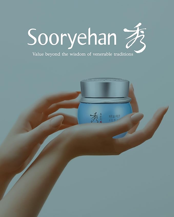 Sooryehan Water Spring Cream AD Amazon gift Set (Amazon Set, 4.2fl oz) - Korean Moisturizer Skincare for Deep Hydration Boost & Elasticity by LG Beauty. Fermented Ginseng, Hyaluronic Acid, Amino Acid.