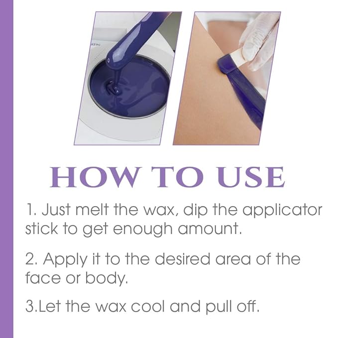 Satin Smooth Large Wax Sticks for Hair Removal – Wax Applicator Sticks, Wooden Waxing Stick Spatulas For Arms, Legs, & Body Hair Waxing, 100 ct, 2 Pack