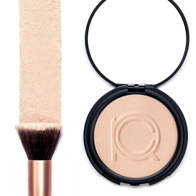 Makeup Beauty Pressed Powder foundation Compact Full Coverage Foundation Skin Care Face Makeup Essentials Contour Palette Setting Powder fit me powder foundation makup 0.49 OZ (Melocoton, 0.49 OZ)