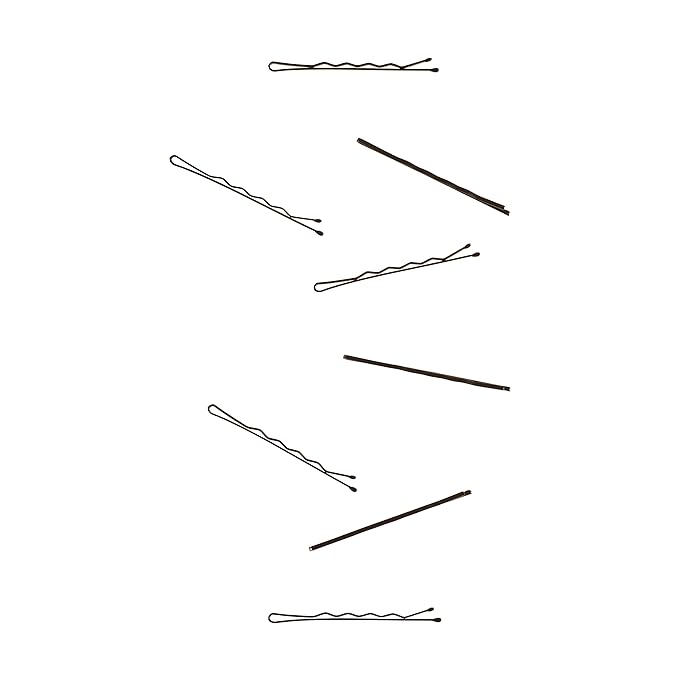 Goody Styling Essentials Bobby Pins, Black, 2 Inches, 60 Count (Pack of 6)