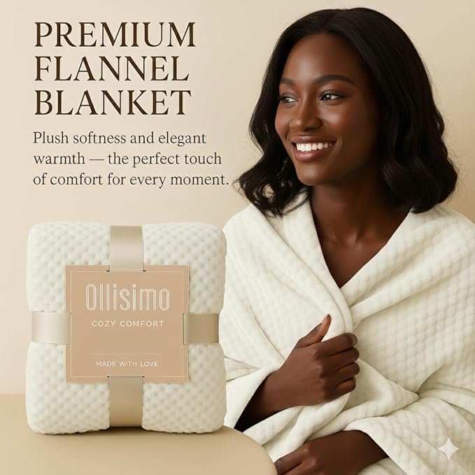 Luxury Gift Basket for Women – Spa Self Care Kit, Hug in a Box, Get Well Soon Package, Thinking of You Gift, Birthday Box, Relaxing Set, Sympathy Present for Her, Mom, Wife, Sister (Ivory)