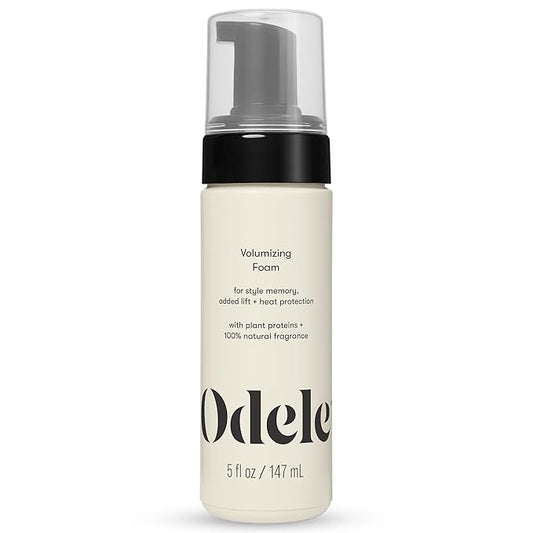 Odele Volumizing Foam Hair Styler for Heat Protection, Added Lift, and Straight to Wavy or Fine to Medium Hair Types, 5 Fl Oz