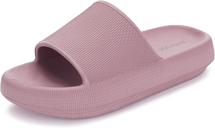 BRONAX Pillow Slippers for Women and Men | House Slides Shower Sandals | Cushioned Thick Sole