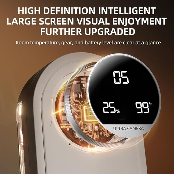 Waterless Essential Oil Diffuser for Home and Car Portable Aromatherapy Diffuser with 7 Mist Modes 1800mAh Rechargeable Battery Operated Scent Diffuser for Large Room Bedroom Office Bathroom