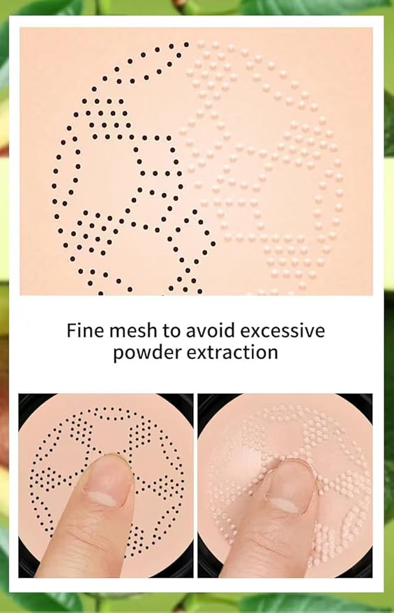 O'CHEAL Mushroom Head Air Cushion BB Cream Foundation Cream for Face Makeup Concealer Cushion for Face Comestics Make Up Cushion Compact Natural