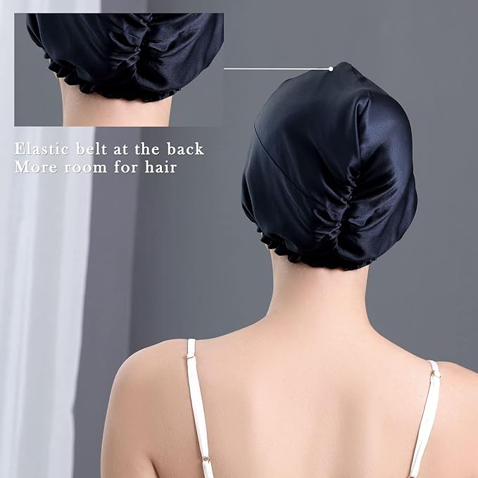 DAISYSILK 100 Pure Mulberry Silk Hair Bonnet for Sleeping Silk Hair Wrap for Women