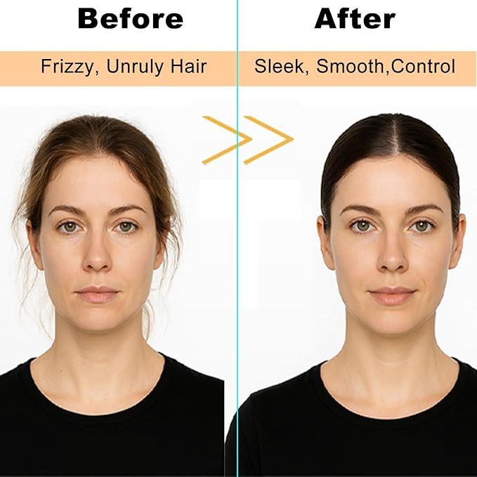 Hair Wax Stick Set for Flyaways Slick Back – Includes Wax Stick for Hair, Slick Back Hair Brush, Hair Finishing Stick – Hair Styling Products for Women, Taming Frizz & Creating Sleek Styles