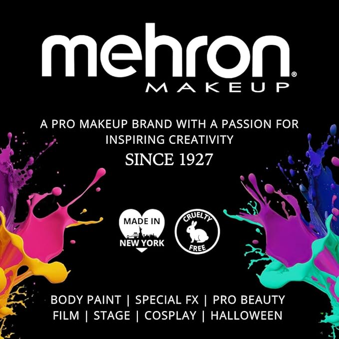 Mehron Makeup CreamBlend Stick | Face Paint, Body Paint, & Foundation Cream Makeup | Perfect for Halloween .75 oz (21 g) (Pastel Blue)